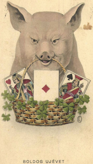 Illustration for article titled The Most Surreal Holiday Cards Ever Printed